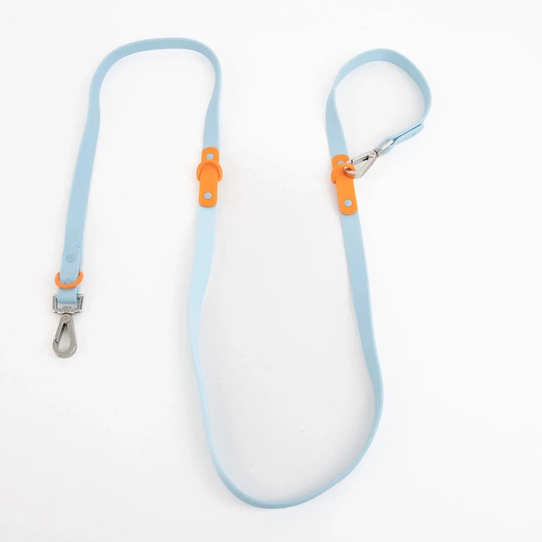 Leine Standard "The Fritz Leash" Leine approved by Fritz Baby Blue Orange 