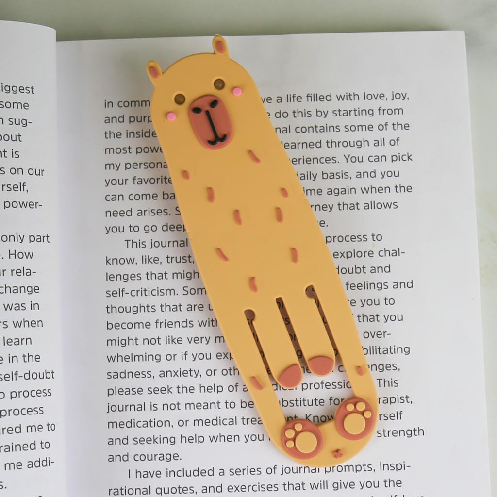 Lesezeichen und Leselicht "Capybara" Mags 