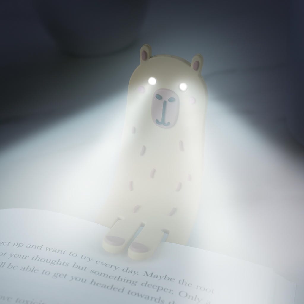 Lesezeichen und Leselicht "Capybara" Mags 