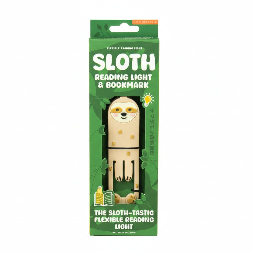 Lesezeichen und Leselicht "Faultier" Mags 