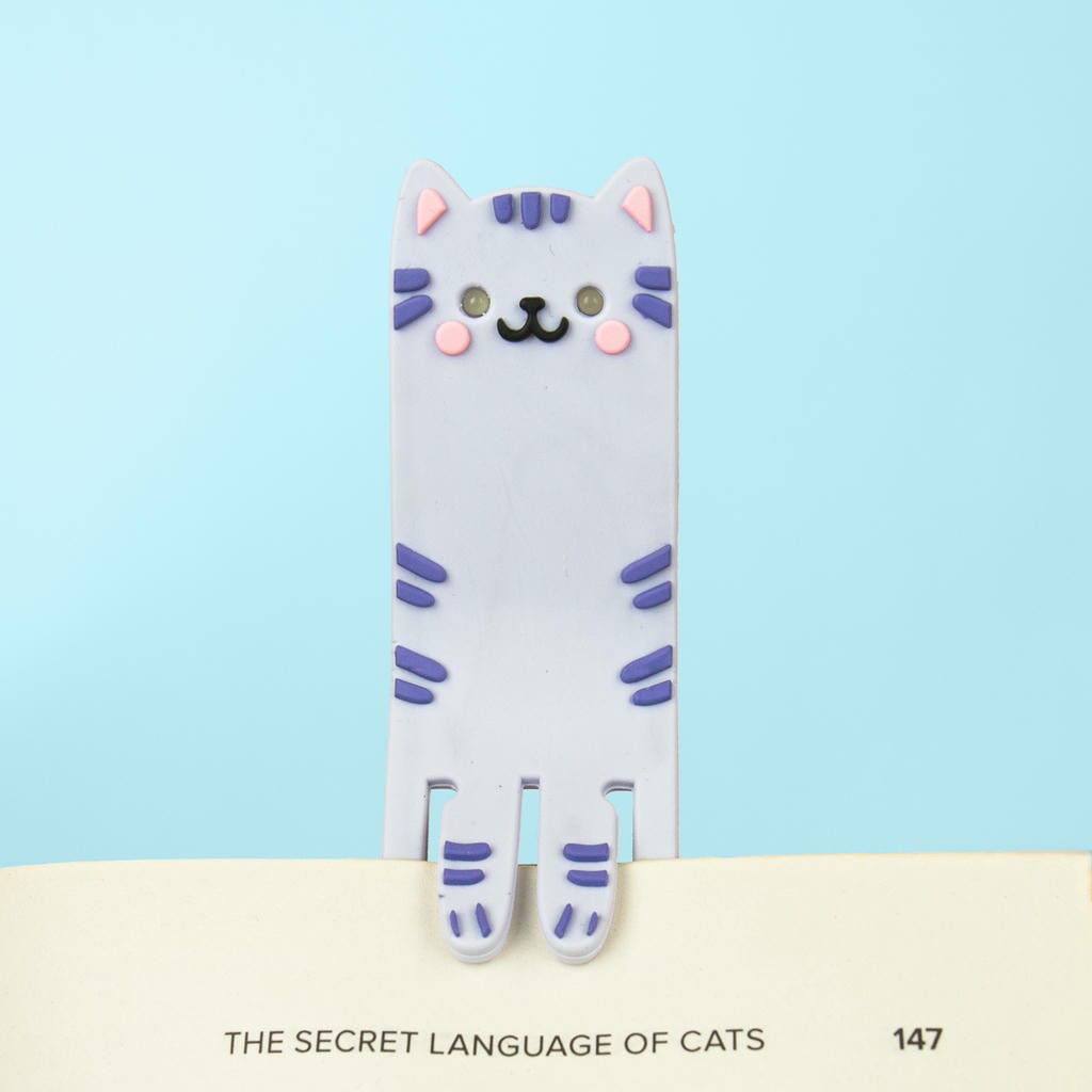 Lesezeichen und Leselicht "Katze" Mags 