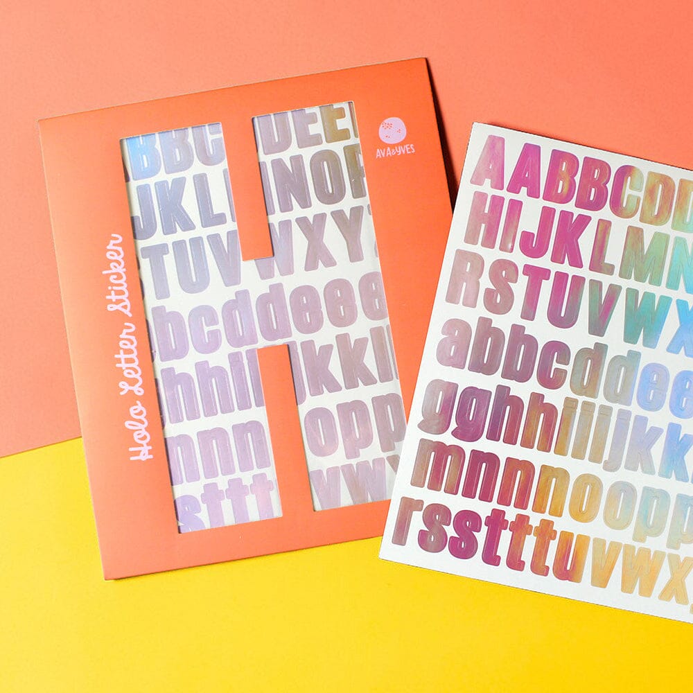 Letter Sticker "Holo" Sticker ava&yves 