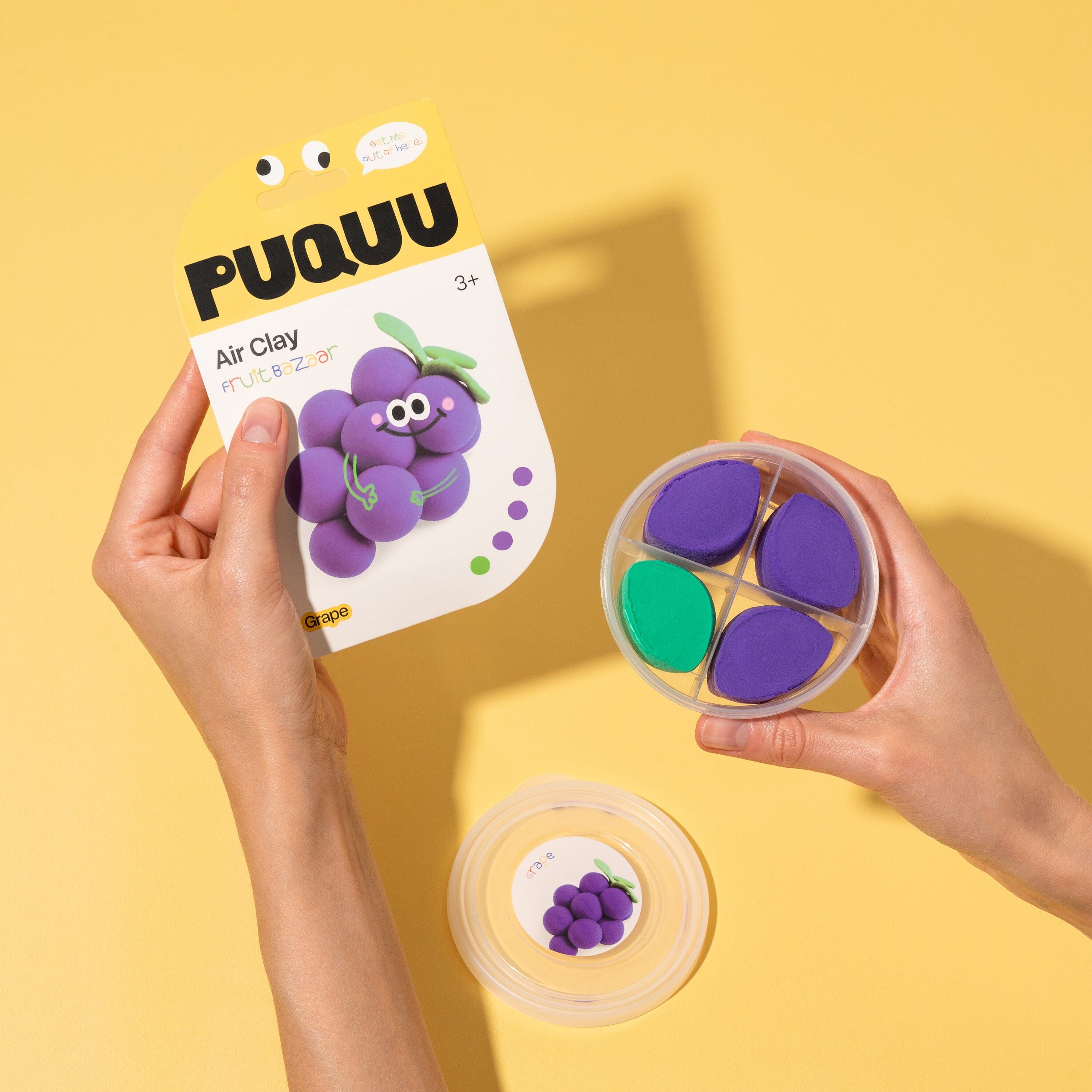 Luftrocknende Knete Air Clay "Früchte" Bastelset PUQUU 