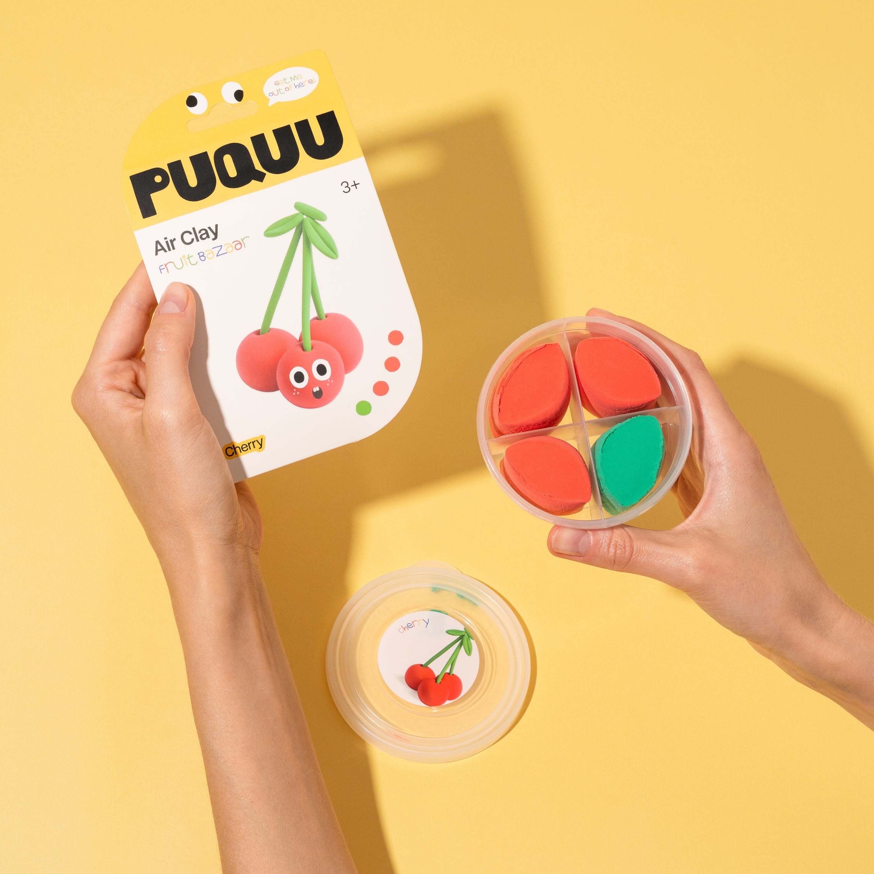 Luftrocknende Knete Air Clay "Früchte" Bastelset PUQUU 