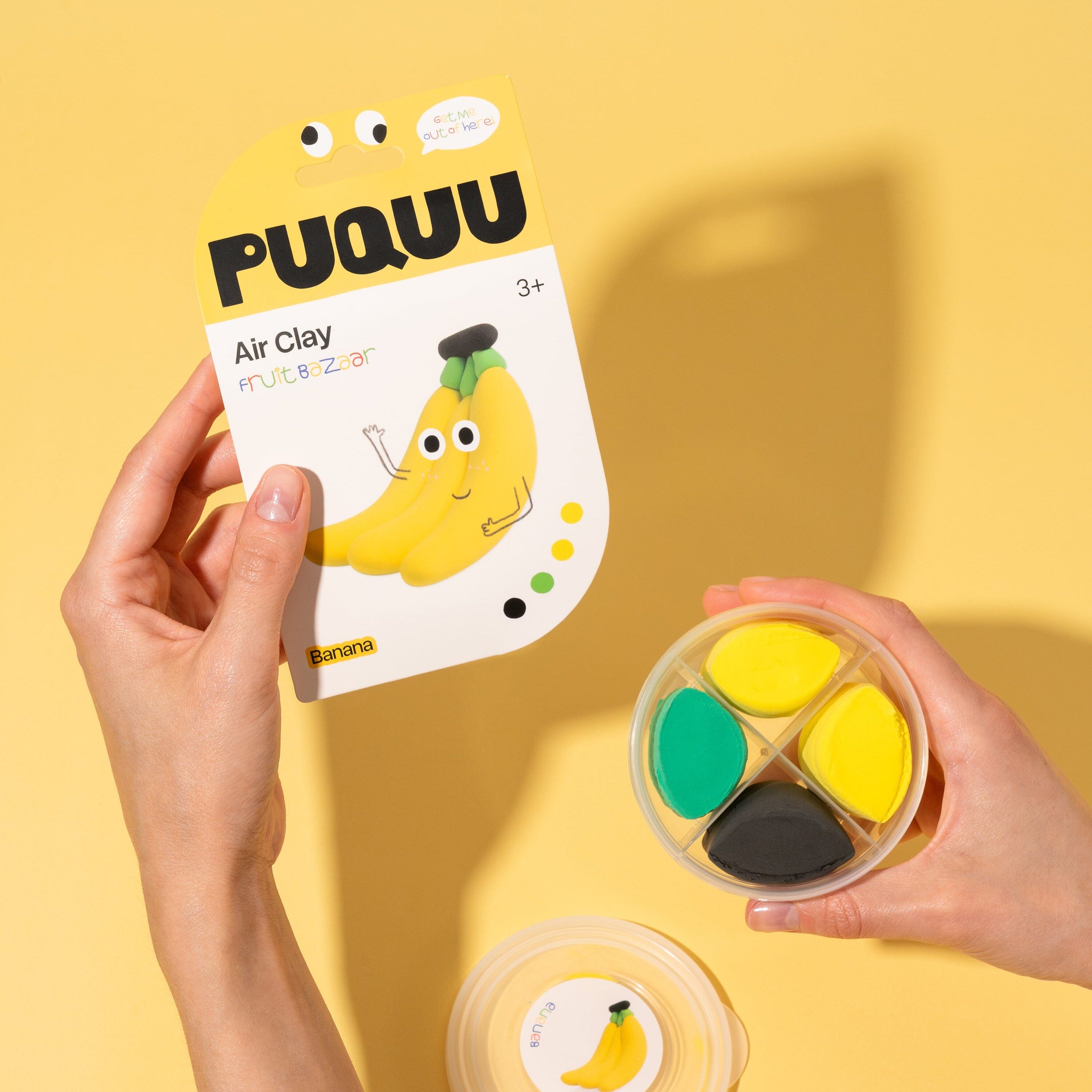Luftrocknende Knete Air Clay "Früchte" Bastelset PUQUU 