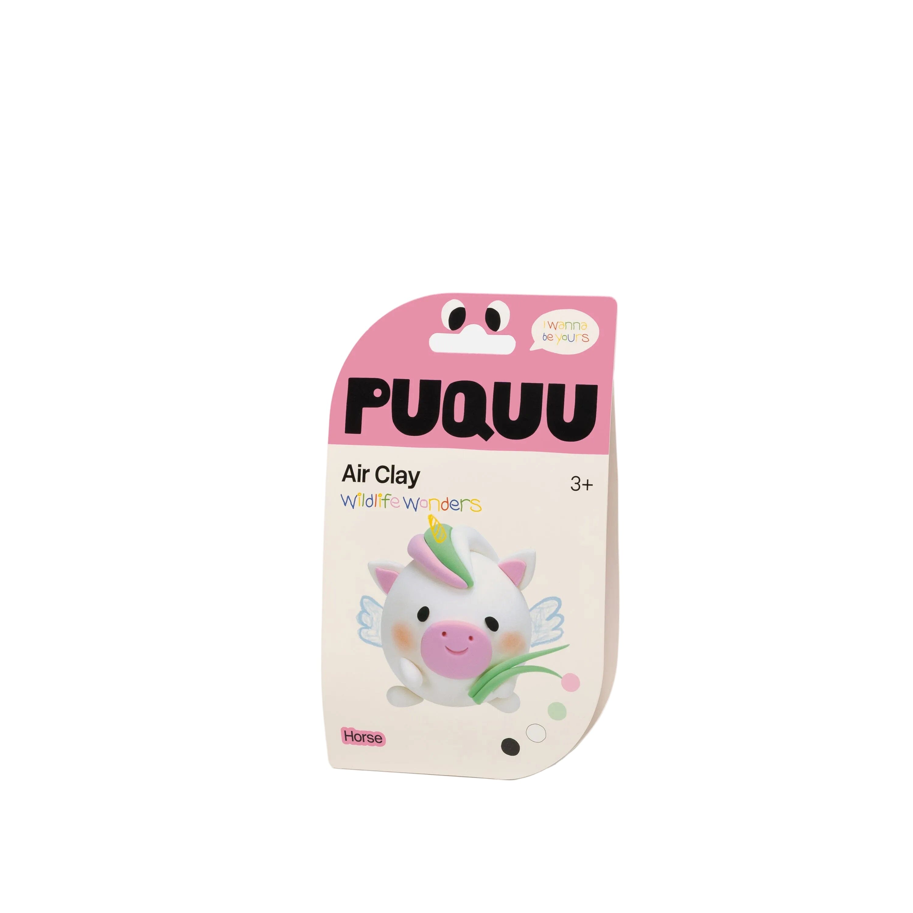 Luftrocknende Knete Air Clay "Tiere" Bastelset PUQUU Pferd 