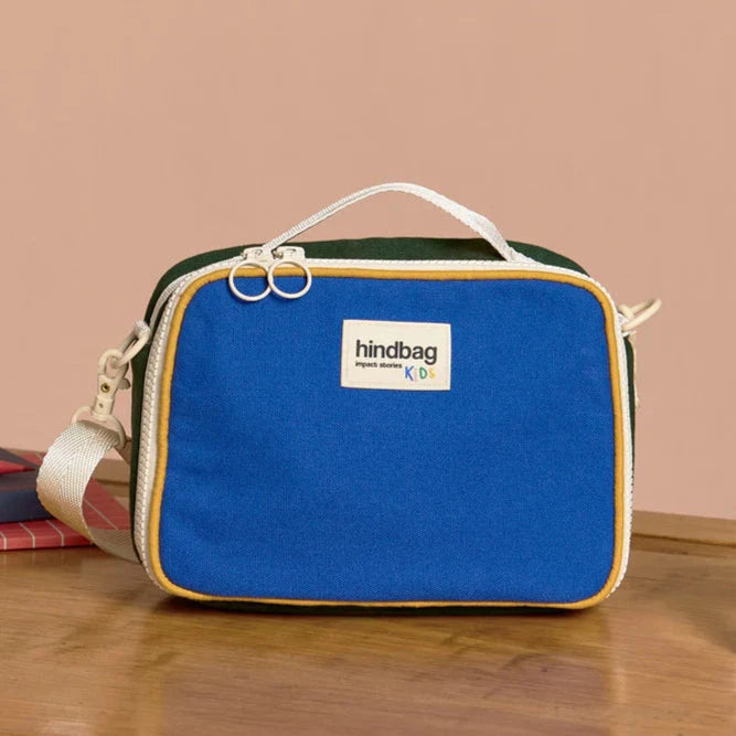 Lunchbag Tricolore "Elsa" Lunchbag Hindbag Blau 