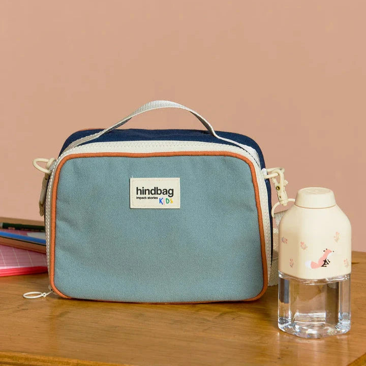 Lunchbag Tricolore "Elsa" Lunchbag Hindbag Salbeigrün 