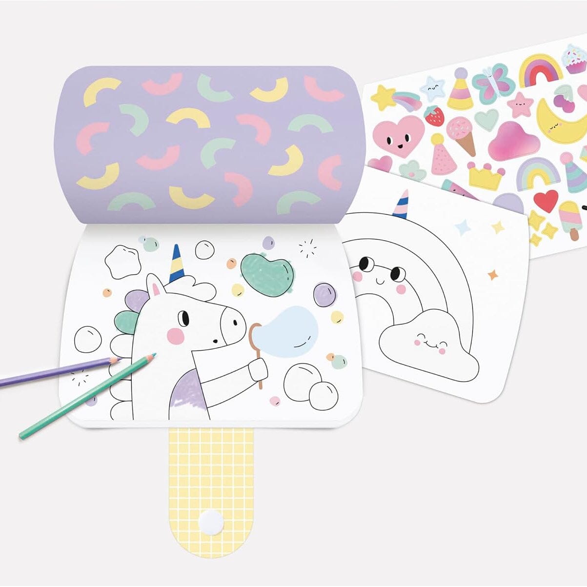 Mal- & Stickerbuch Stickerbuch Folia 