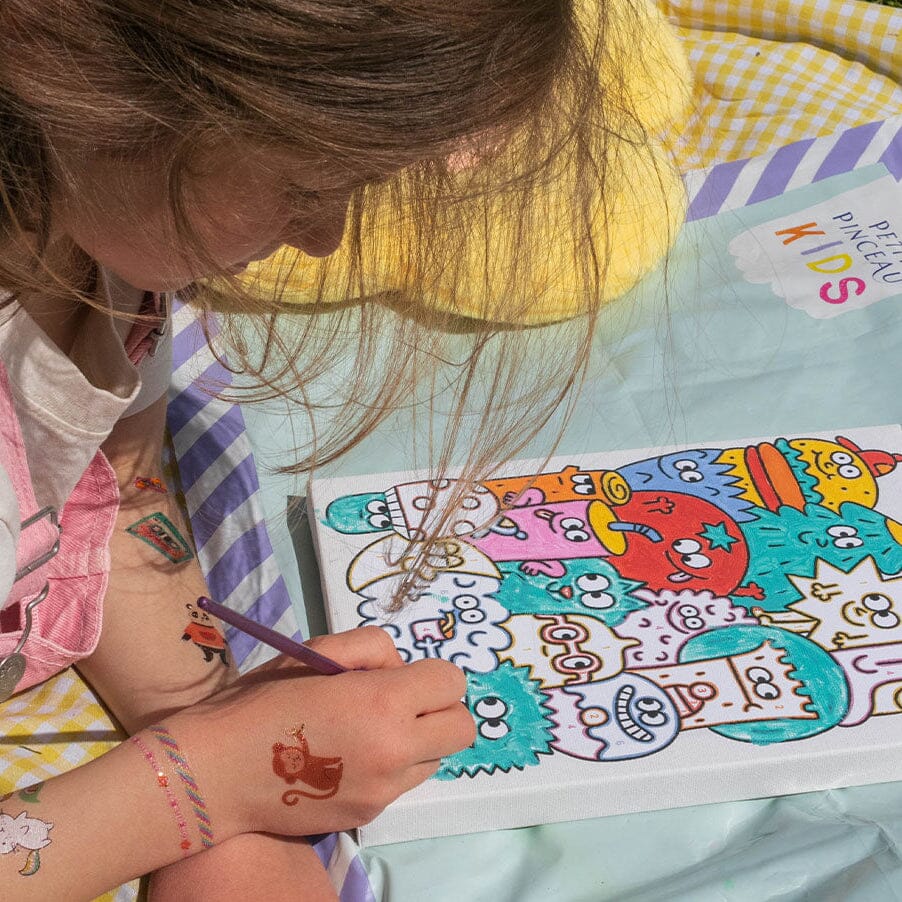 Malen nach Zahlen Kids "Fun Gang" La petite épicerie 