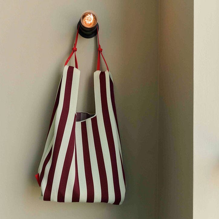 Market bag "knitted stripes" Tasche Sticky Sis Club 