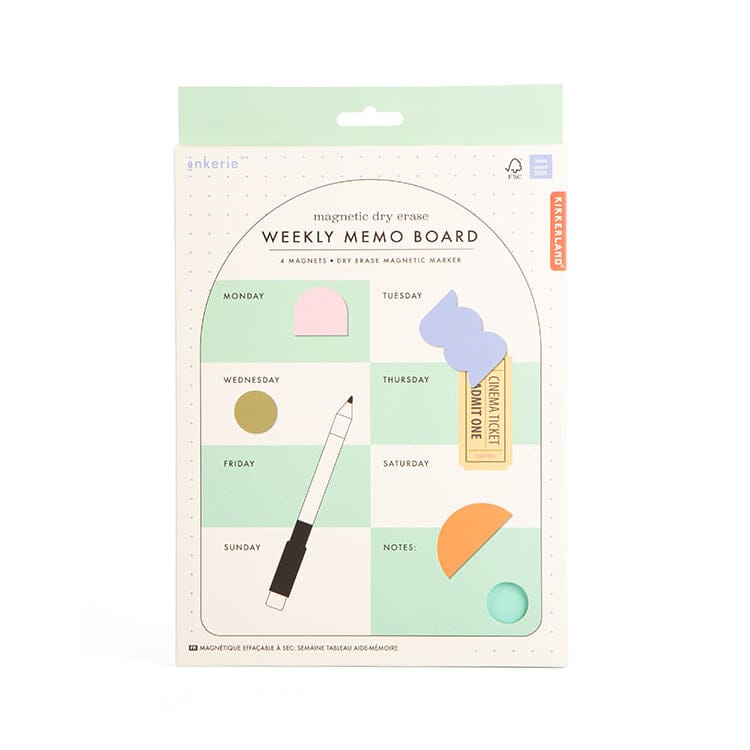 Memoboard "Dry Erase Weekly" KIKKERLAND 