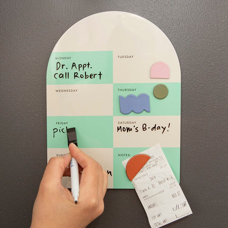 Memoboard "Dry Erase Weekly" KIKKERLAND 
