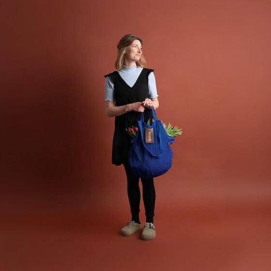 Mesh Tote Bag "Blue" Tasche Folia 