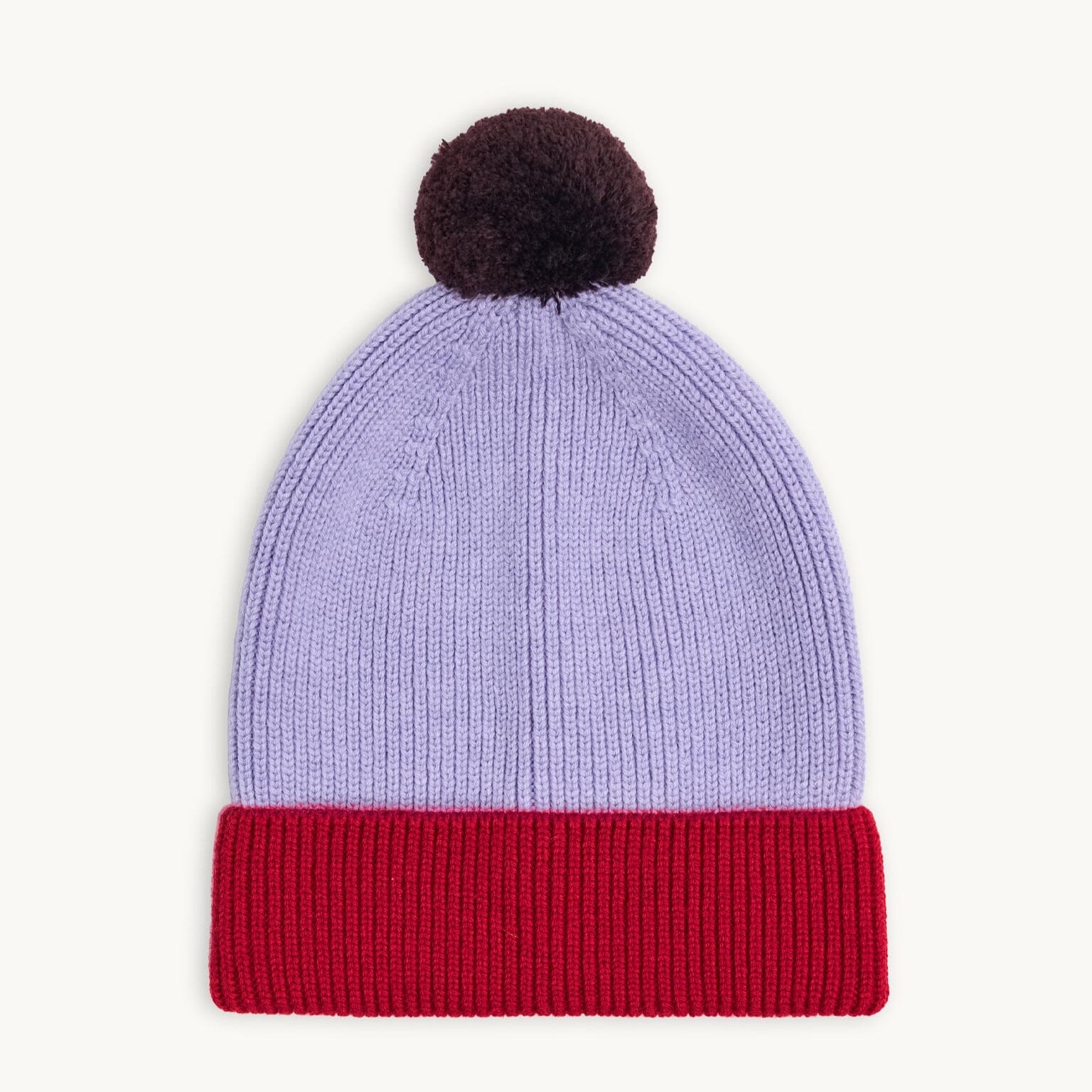 Mütze Merino Beanie "Berry/Red" Mütze Happymess 