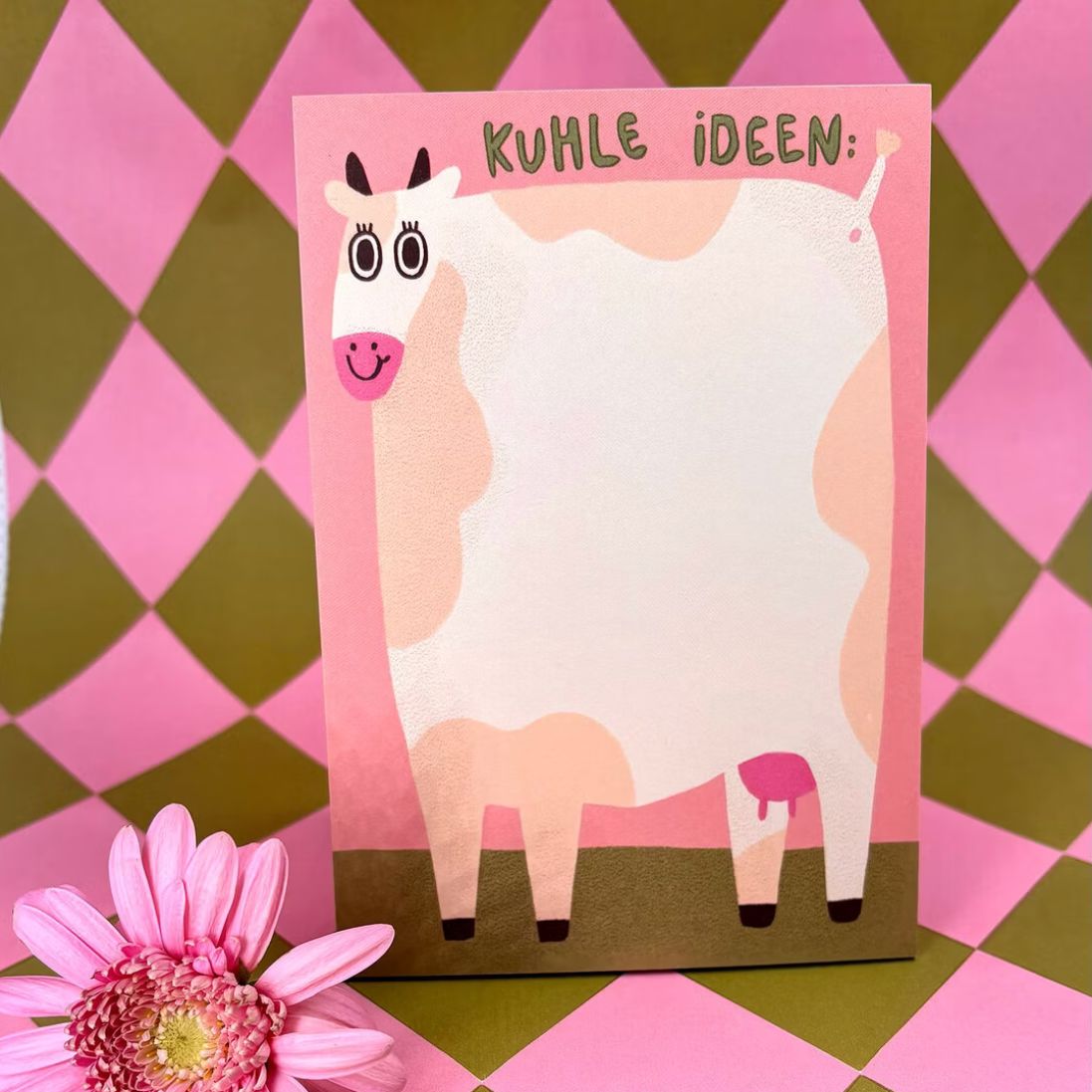 Notizblock "Kuhle Ideen" Notizblock Slinga Illustration 