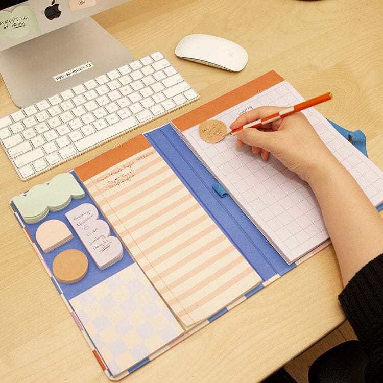 Notizblock Set "Haftnotizen und Stift" Notizbuch KIKKERLAND 