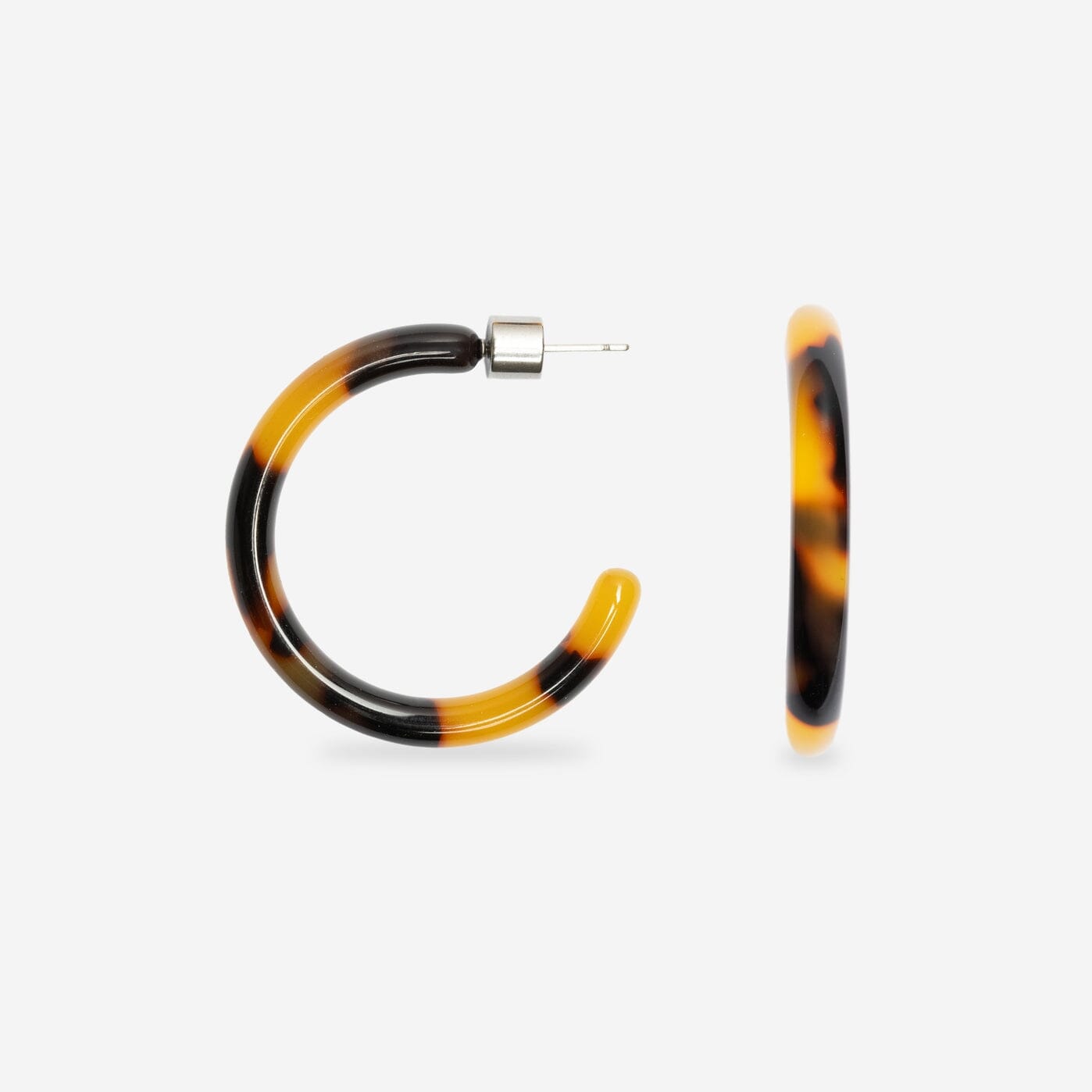 Ohrringe "Loop" Ohrringe sasstie Dark Cheetah 