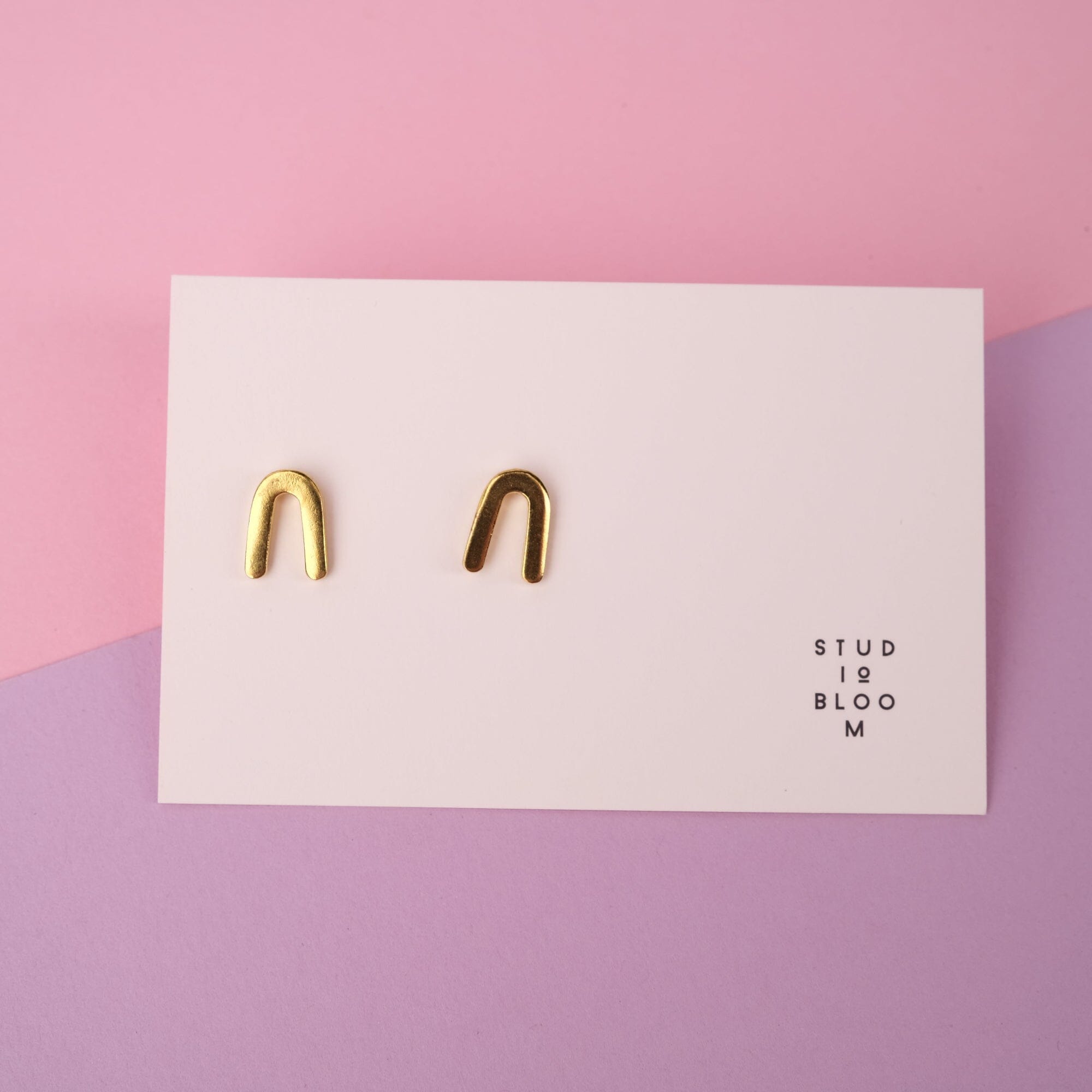 Ohrringe Stecker "Halbkreis" Ohrringe Studio Bloom 