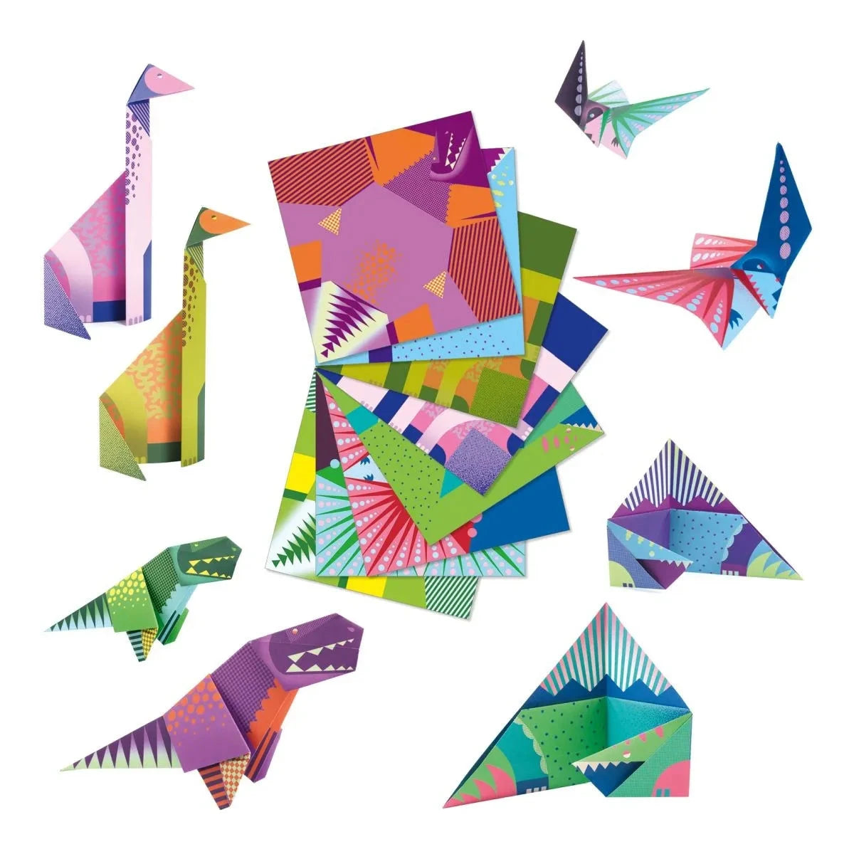 Origami "Dinosaurier" Bastelset Djeco 