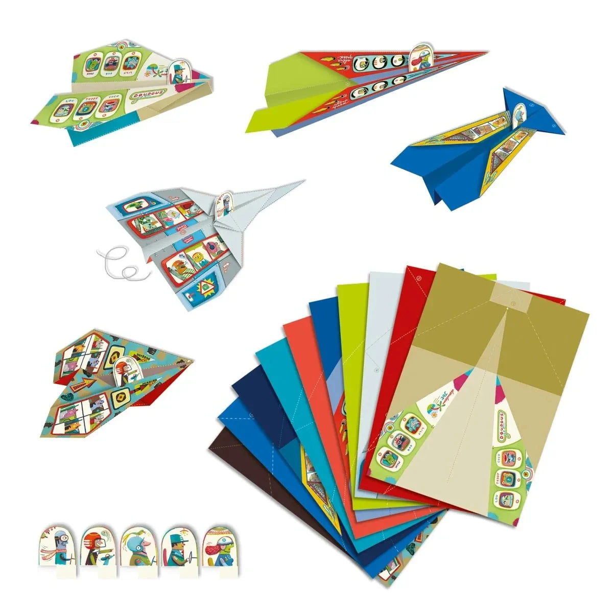 Origami "Flugzeuge" Bastelset Djeco 