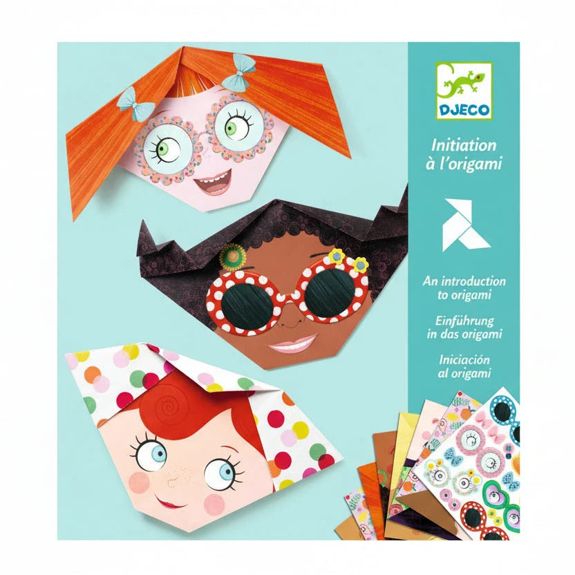 Origami "Lustige Gesichter" Bastelset Djeco 