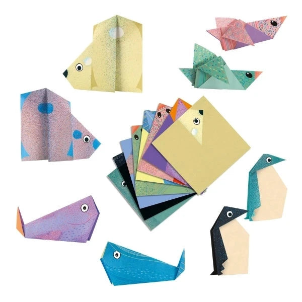 Origami "Polartiere" Bastelset Djeco 