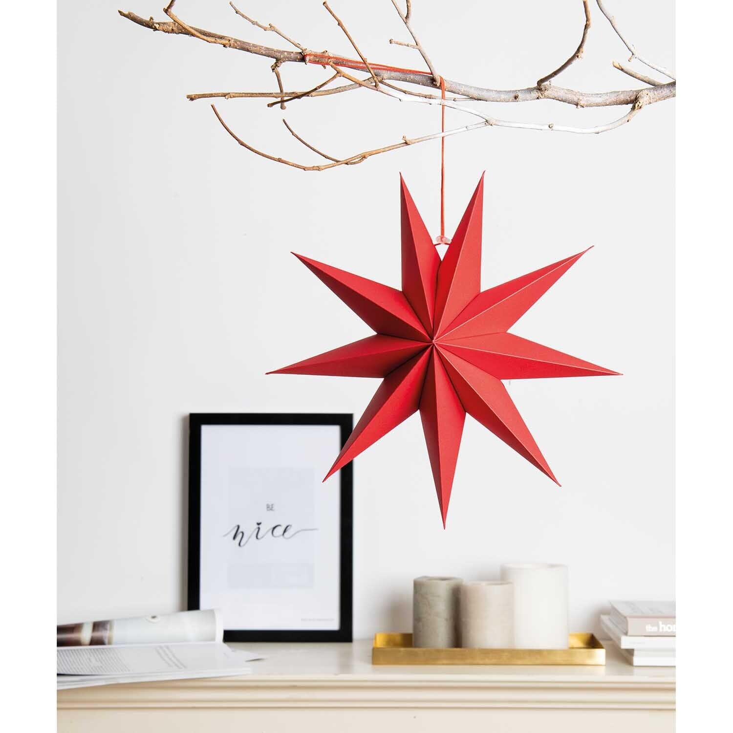 Papierstern "28 cm" Papierstern Rico Design 