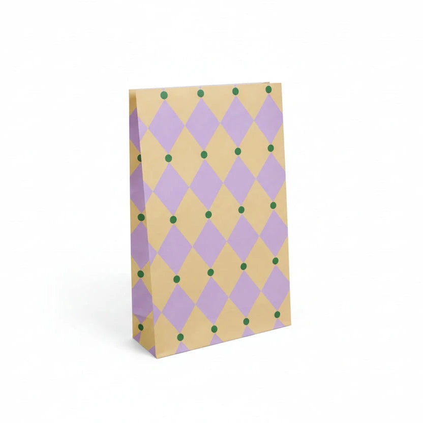 Papiertüte "Circus Lilie + Butter + Grün" - 22 x 35 cm Kado Design 