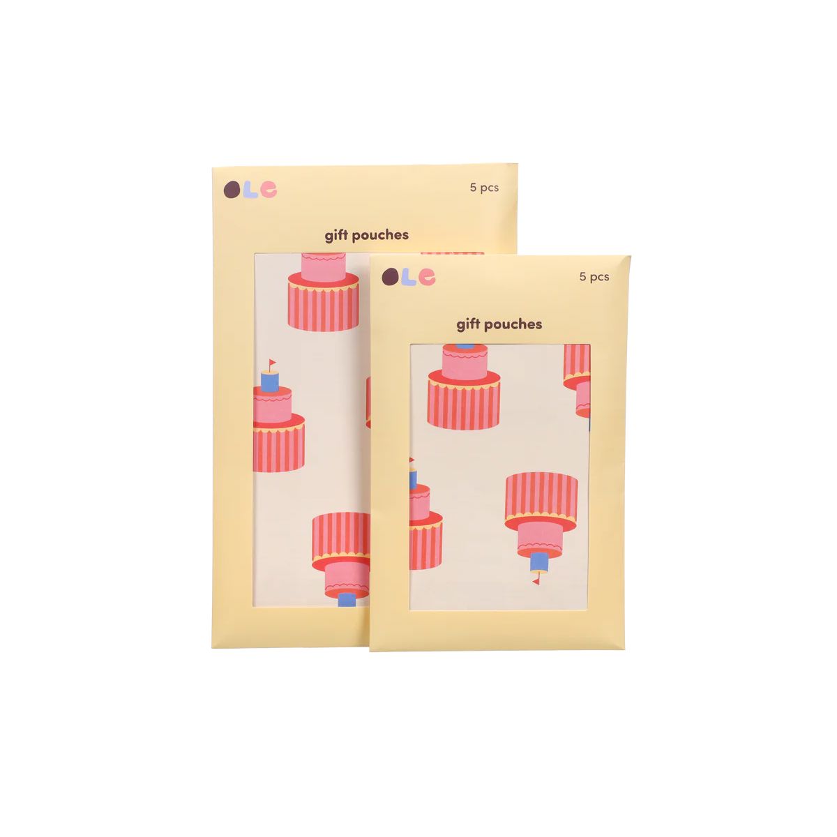 Papiertüten Set "Partycake" (5 Stück) Papiertüte Kado Design 