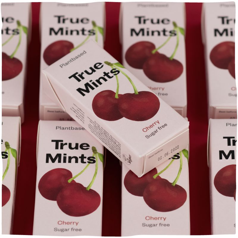 Pastillen "True Mints-Kirsche" Süßigkeit True Co 