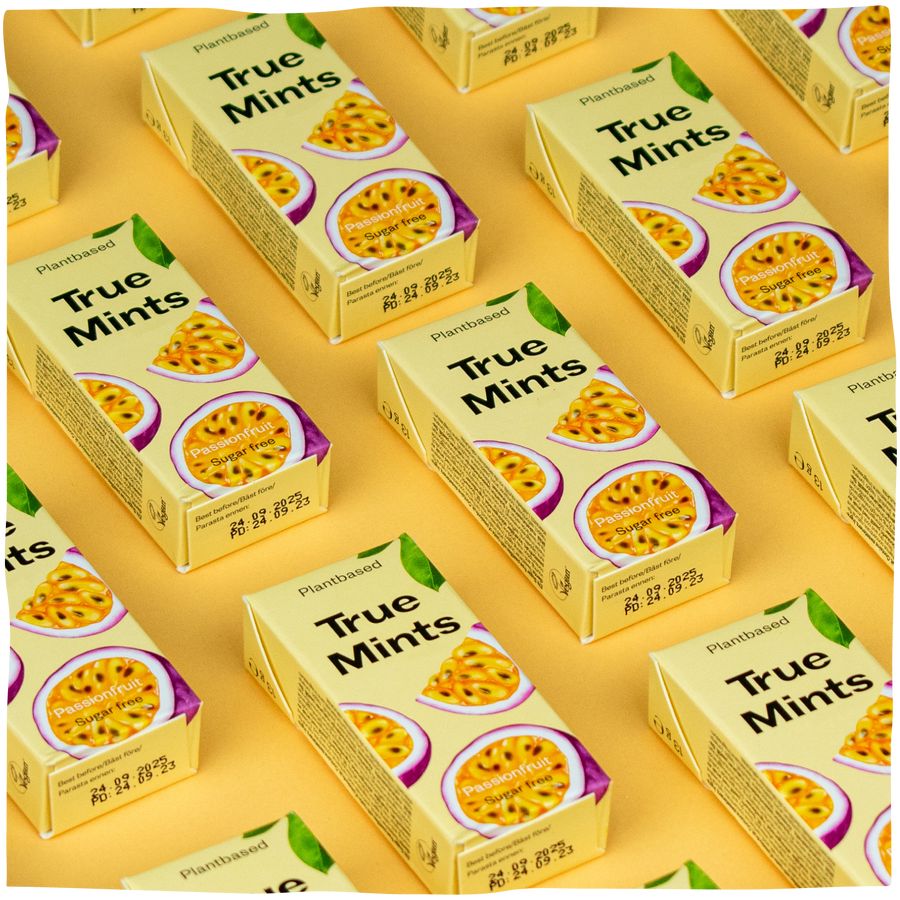 Pastillen "True Mints-Passionsfrucht" Süßigkeit True Co 