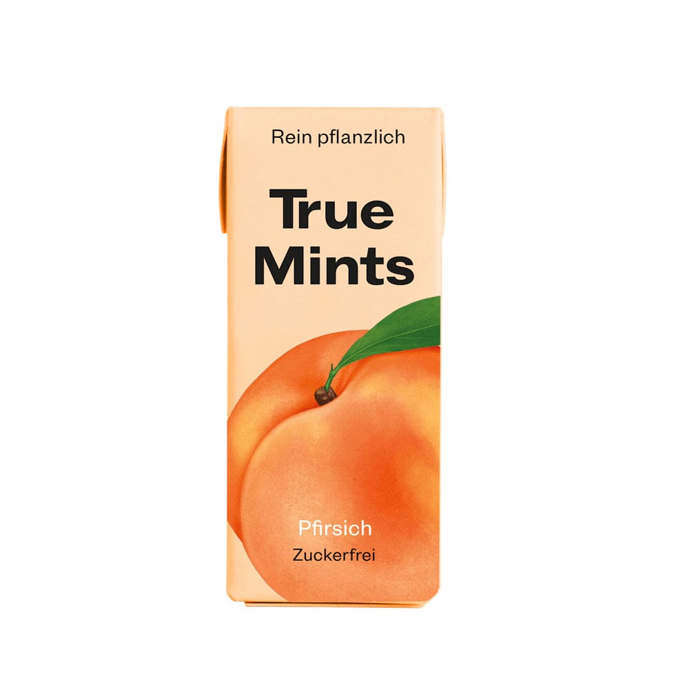 Pastillen "True Mints-Pfirsich" Süßigkeit True Co 