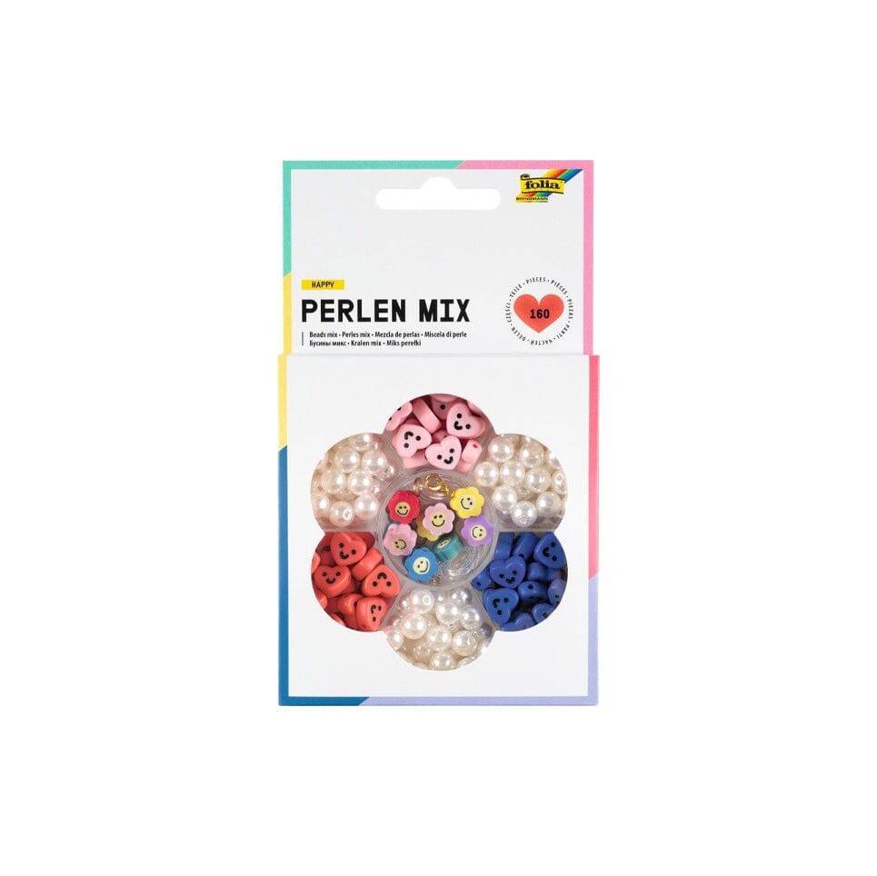Perlen Set "Happy" Perlen Folia 