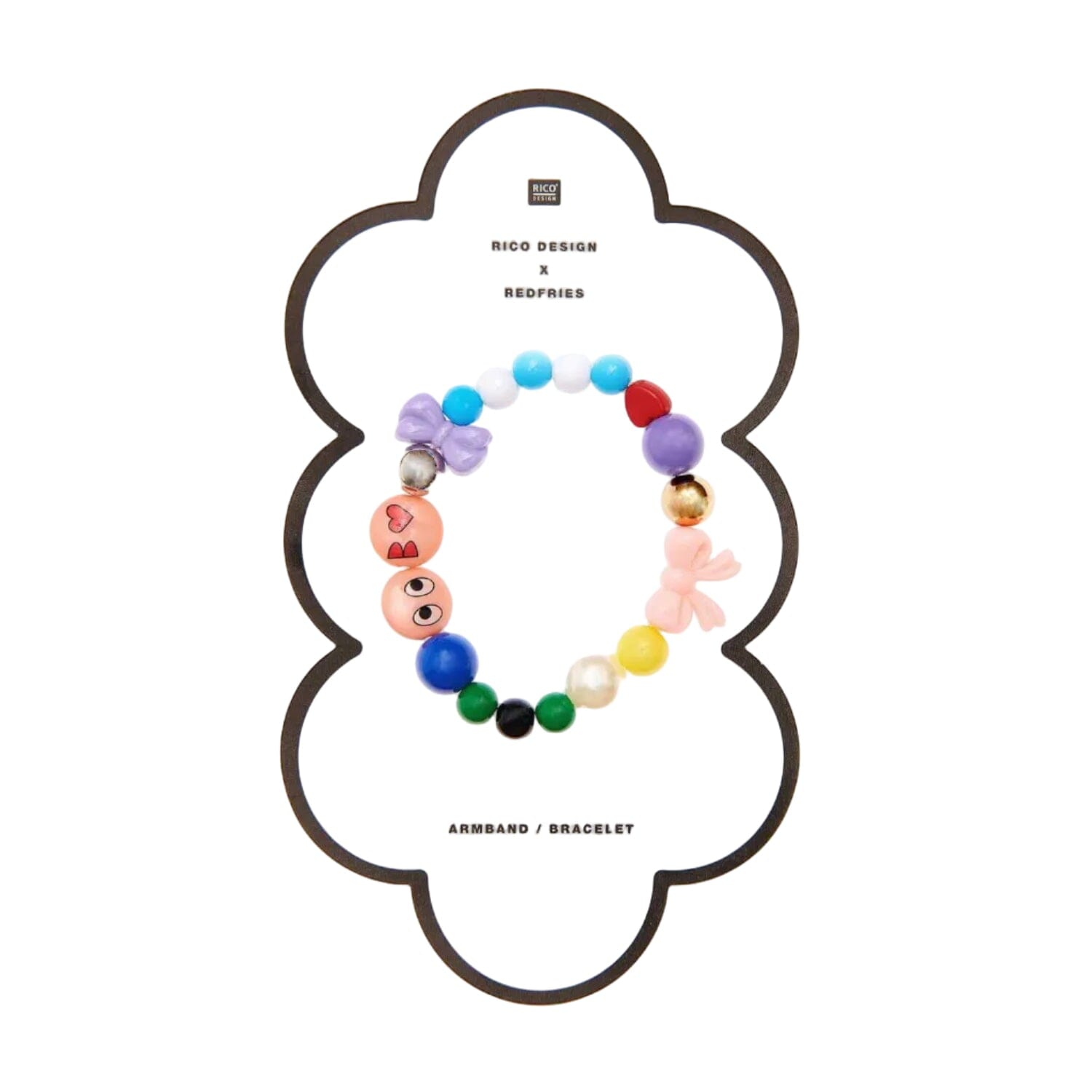 Perlenarmband "Eye Candy" Armband Rico Design 