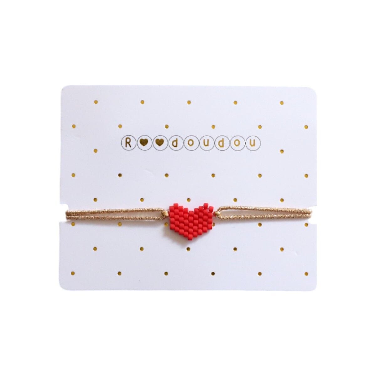 Perlenarmband "Herz" Armband Le petit Souk 