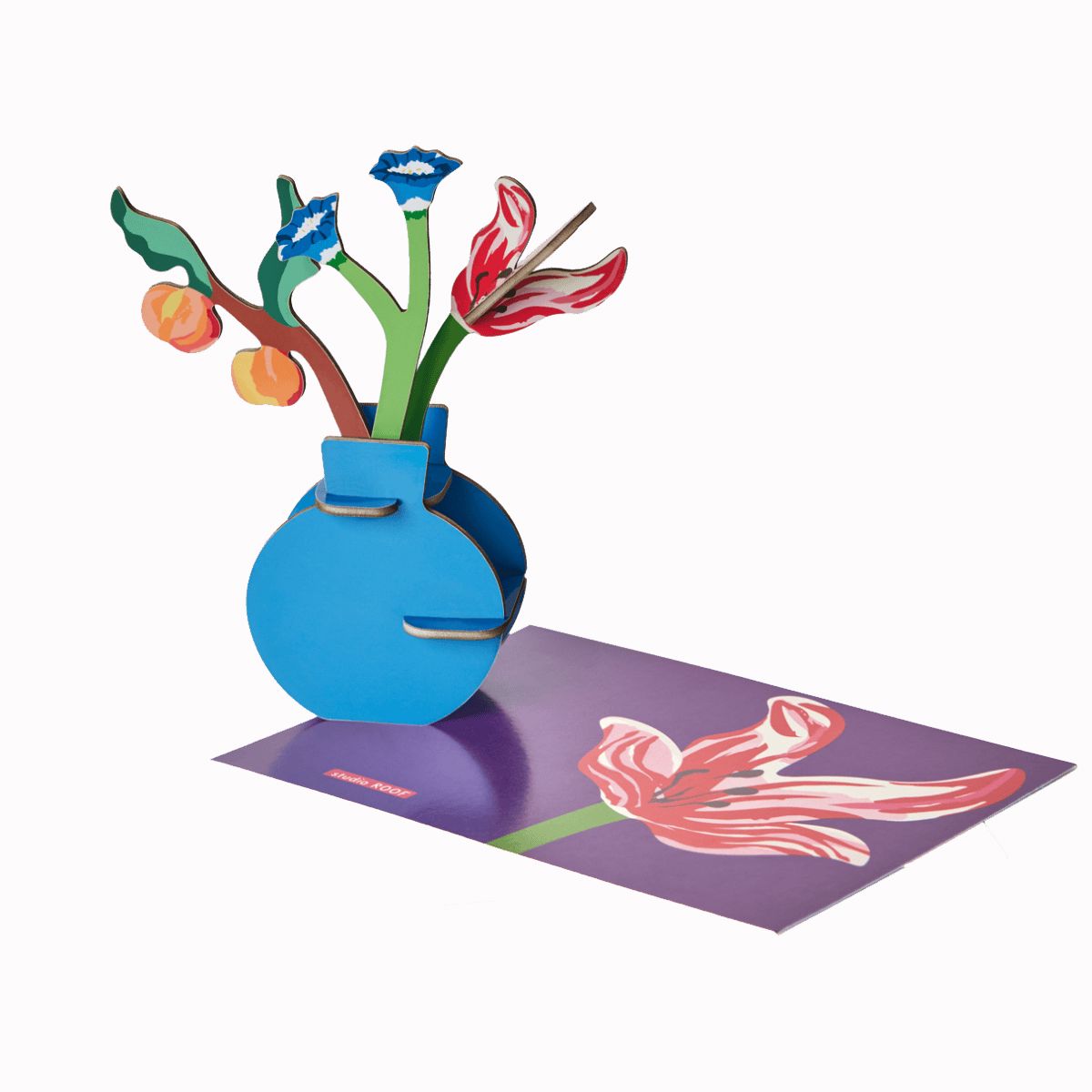 Pop Out Card "Matisse Paper Bloom" Studio Roof 