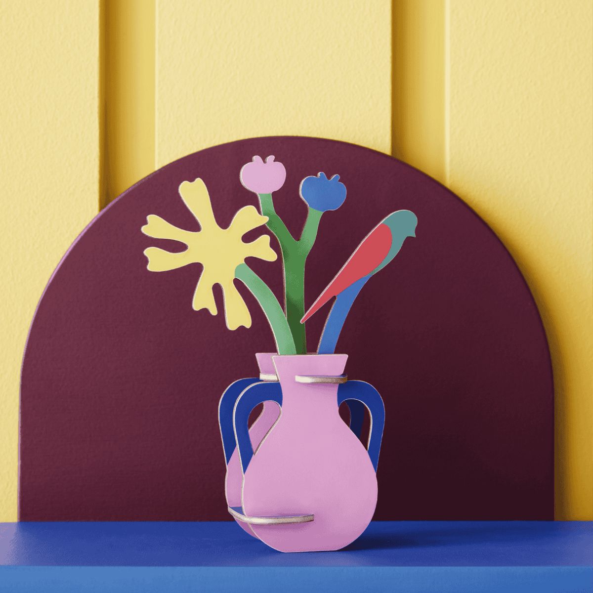 Pop Out Card "Matisse Paper Bloom" Studio Roof 