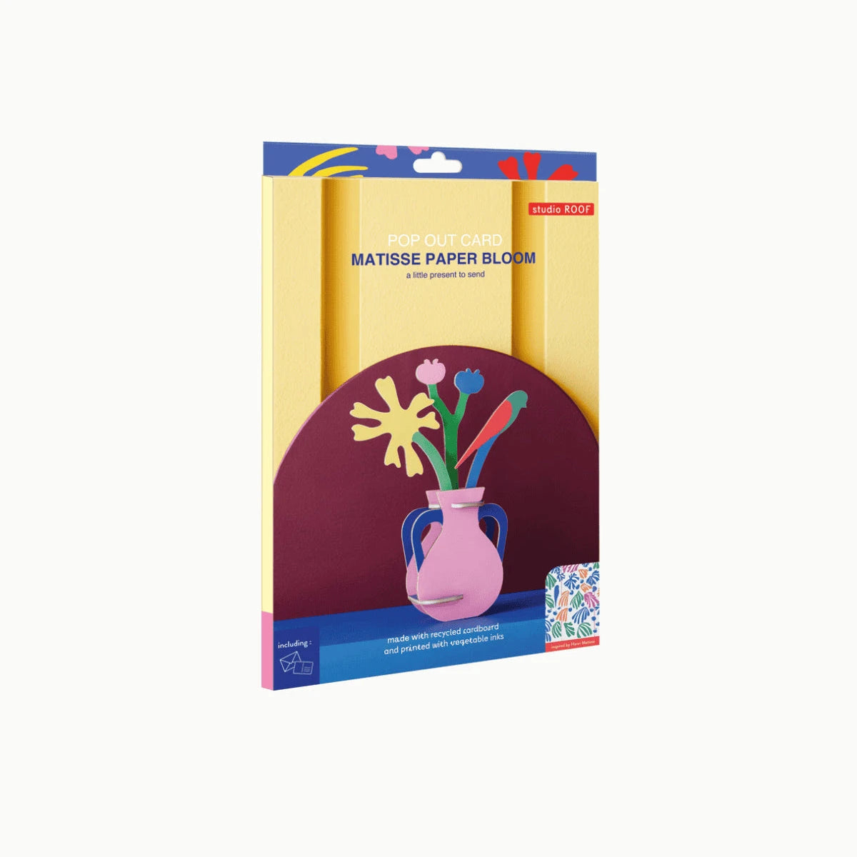 Pop Out Card "Matisse Paper Bloom" Studio Roof 