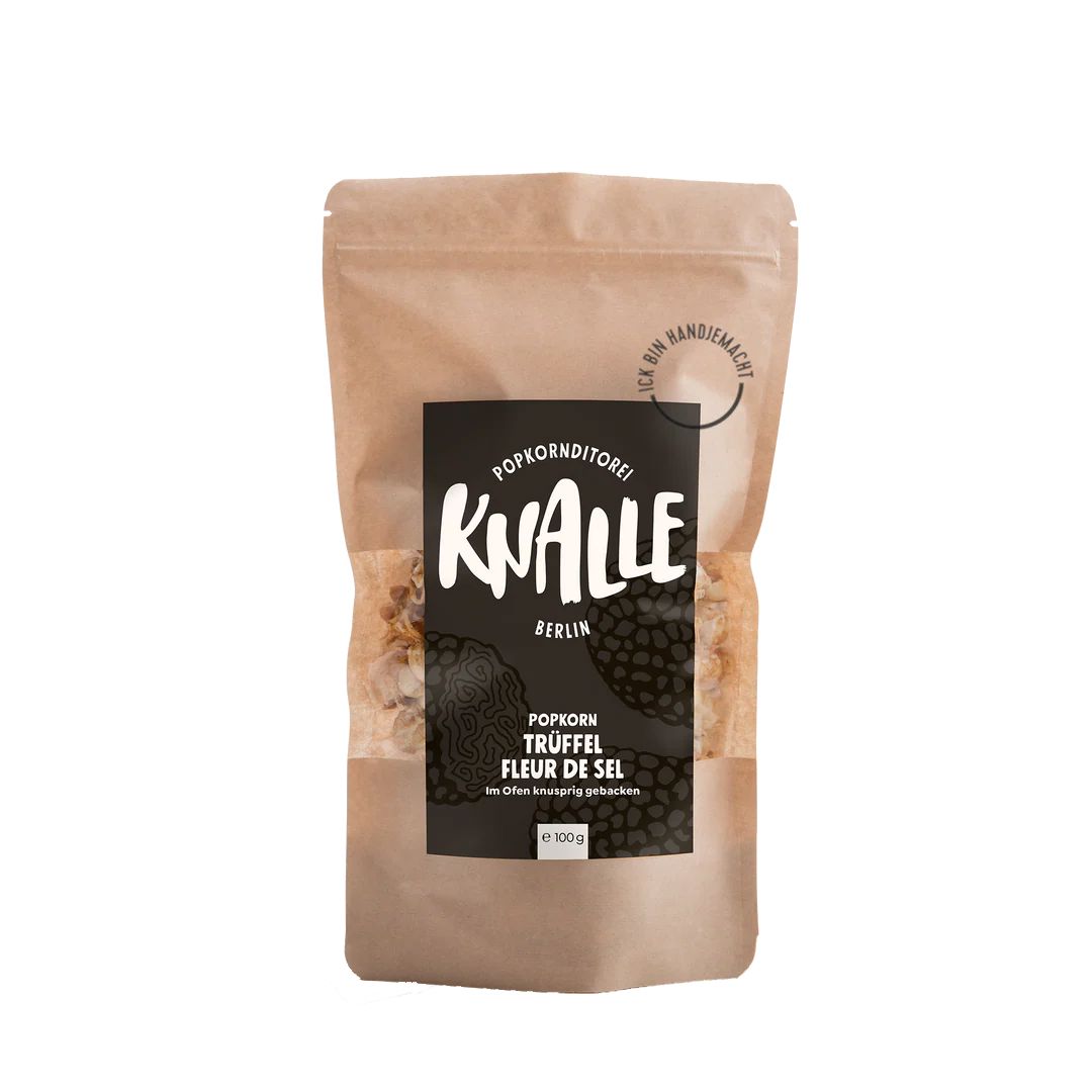 Popcorn "Trüffel Fleur de Sel" Süßigkeit Knalle 