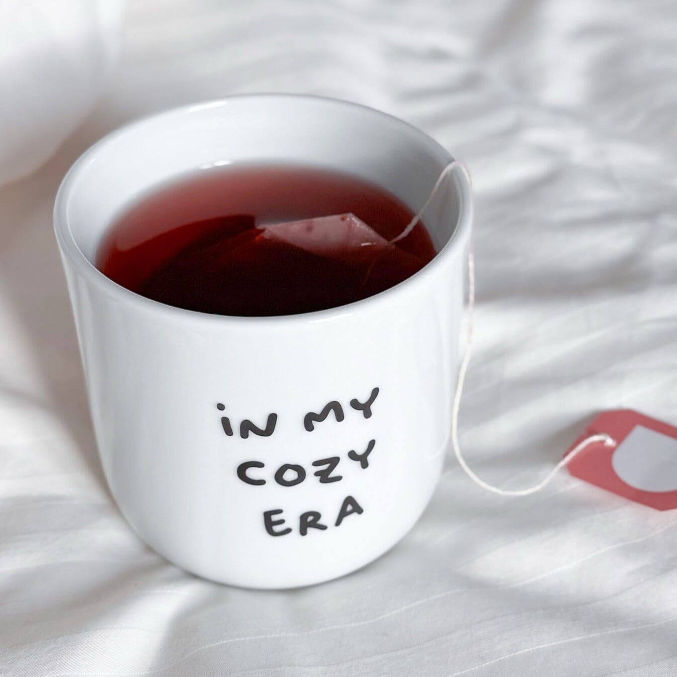 Porzellanbecher "In my cozy era" Caffeebecher Frau Hansen 