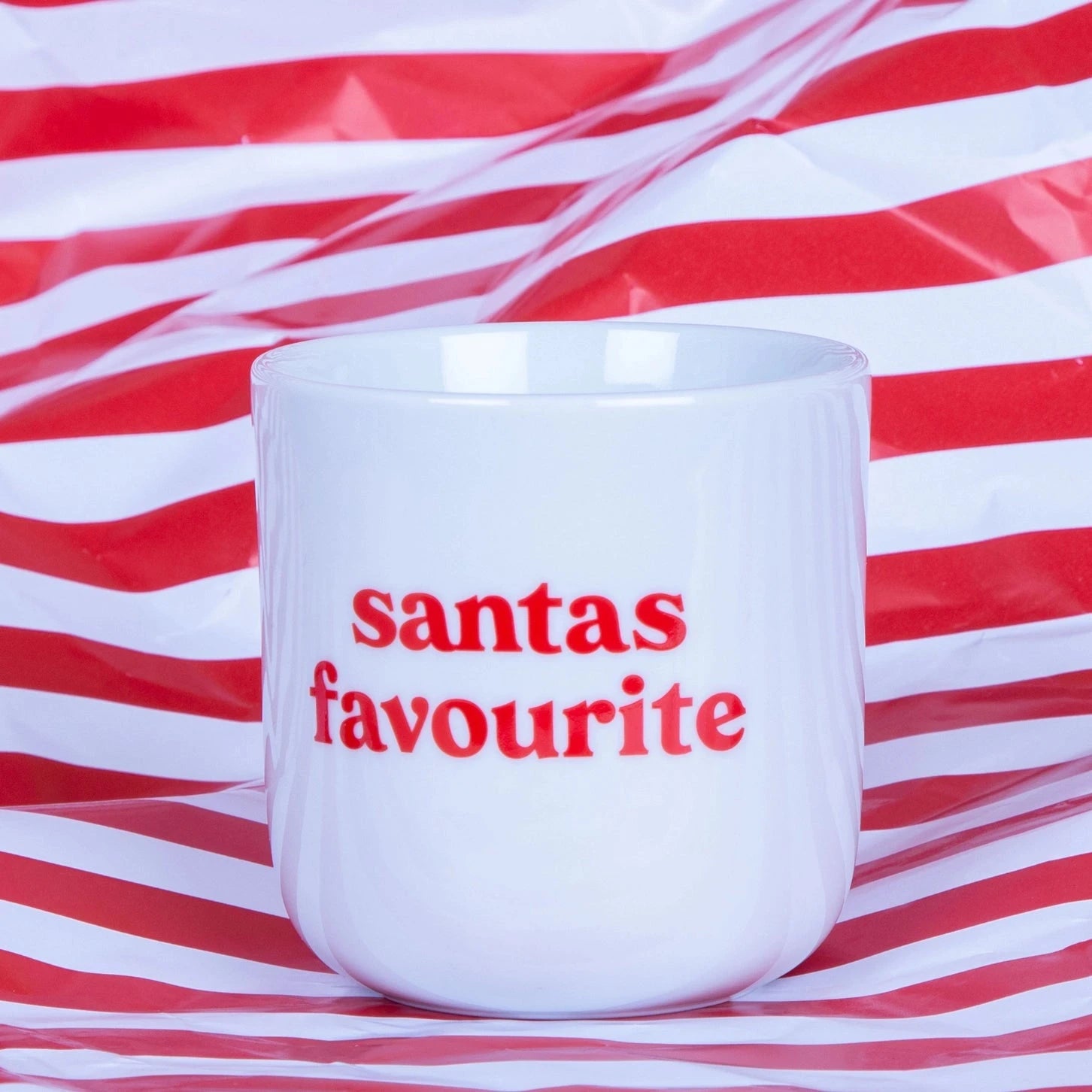 Porzellanbecher "Santas Favourite" Caffeebecher Frau Hansen 