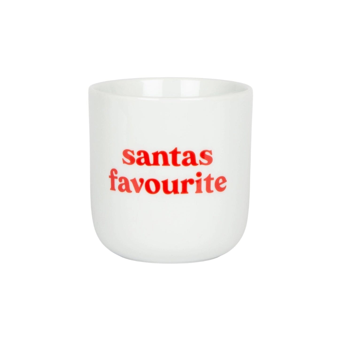 Porzellanbecher "Santas Favourite" Caffeebecher Frau Hansen 