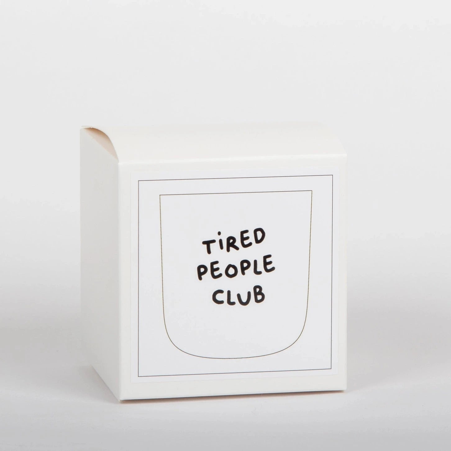 Porzellanbecher "Tired People Club" Caffeebecher Frau Hansen 