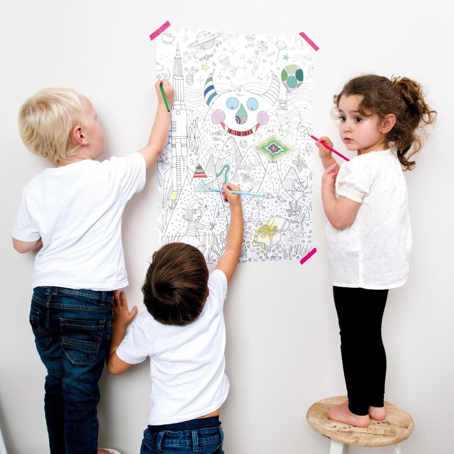 Poster 50 x 70 cm "Colouring Activity" Poster Rico Design 