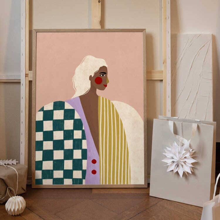 Poster "Ausgefallene Bluse" - 30x40cm Poster Pictufy 