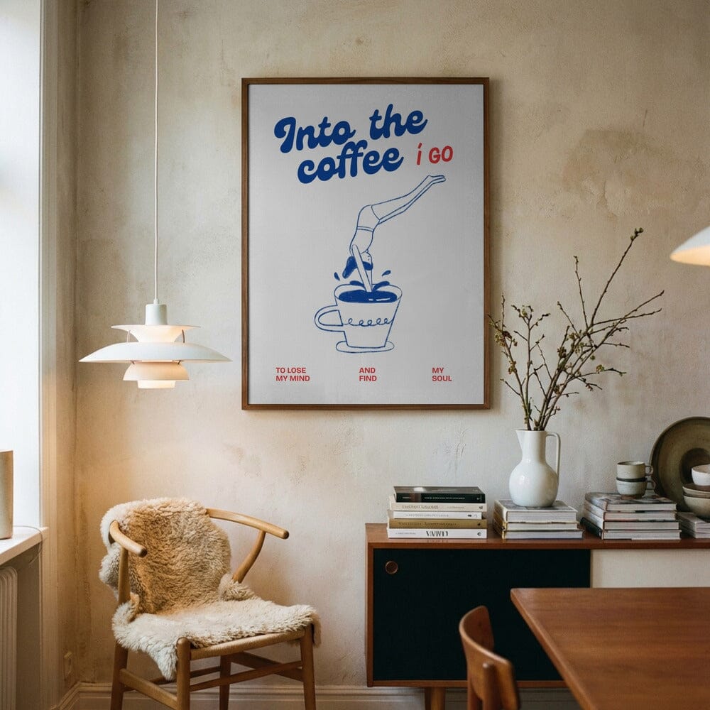 Poster "Coffee Diver" - 30x40cm Poster Pictufy 