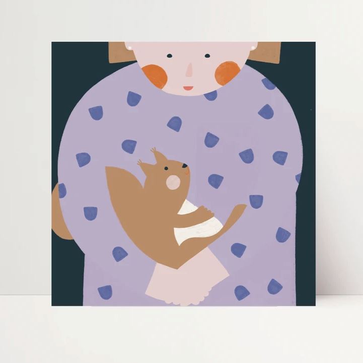 Poster "Eichhörnchen" - Quadrat Poster Jane Holtewert 
