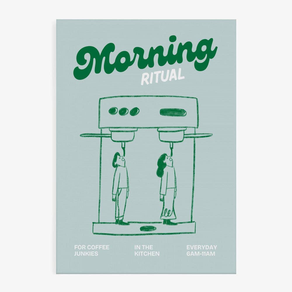 Poster "Morning Ritual" - 30x40cm Poster Pictufy Mint 