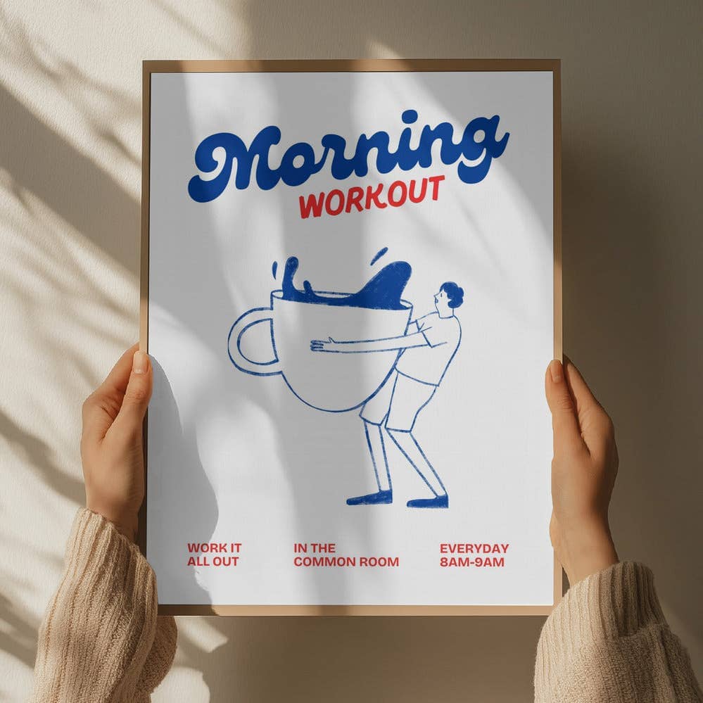 Poster "Morning Workout" - 30x40cm Poster Pictufy 